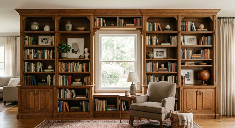 Bookcase Installation in Frederick, MD
