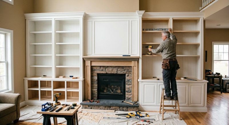 Fireplace Built Ins Installation in Fairfax, VA