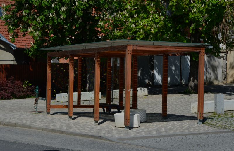 Modern Pavilion with Roof Cover